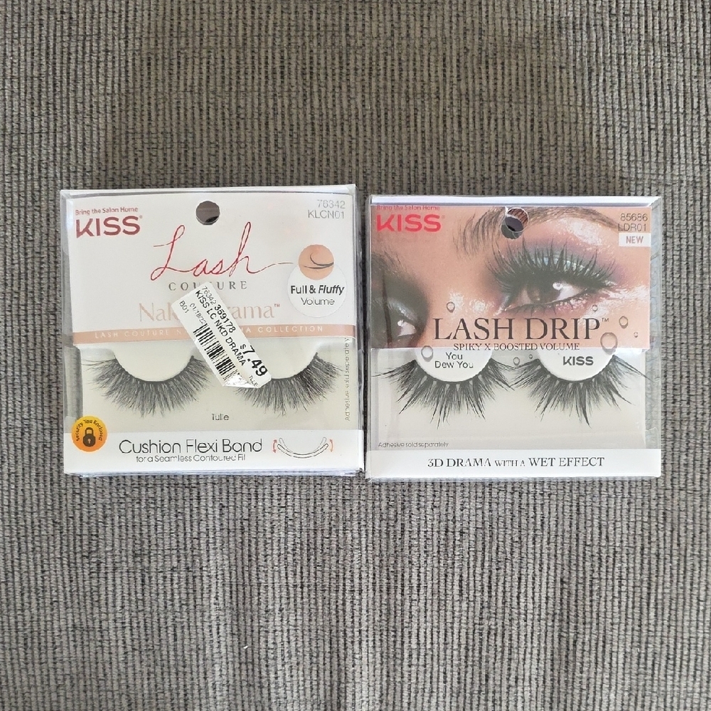 L.A. Colors Drama Lash, Kiss, And Ardell  Eyelash Collection, New, 8 Packs. - Picture 4 of 12